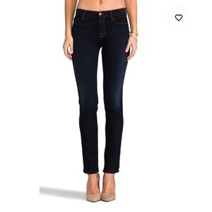 J Brand Midrise Rail Jeans